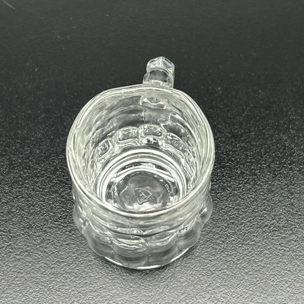 Vintage 1956- Federal Glass -Mini Beer Mug/ Stein -Shot Glass- 2”- Stamped-